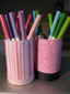 Finished product! Cute containers for markers or crayons.
